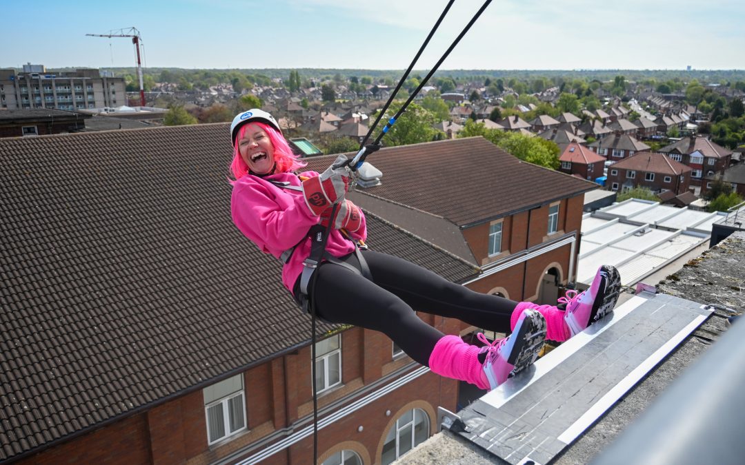 Brave fundraisers raise over £14,000 at hospital abseil