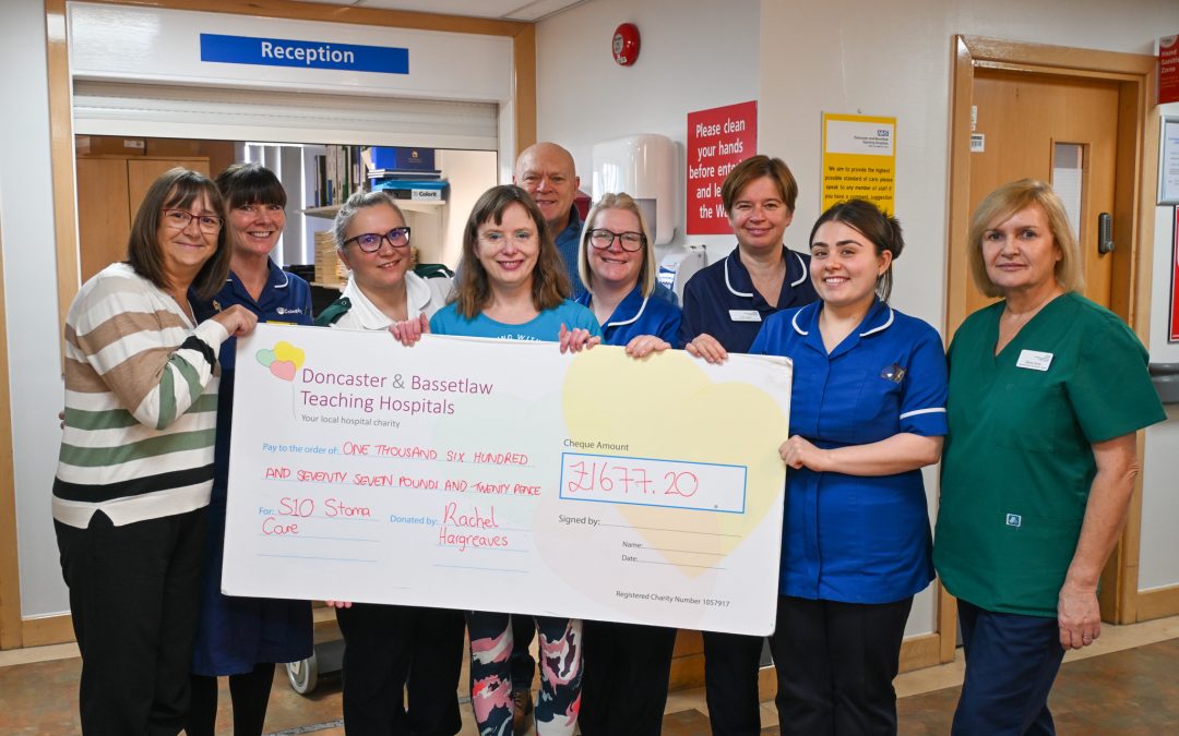 Crohn’s patient walks 275 miles to thank hospital team for life-changing surgery